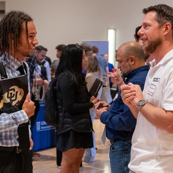 Career fair attendees