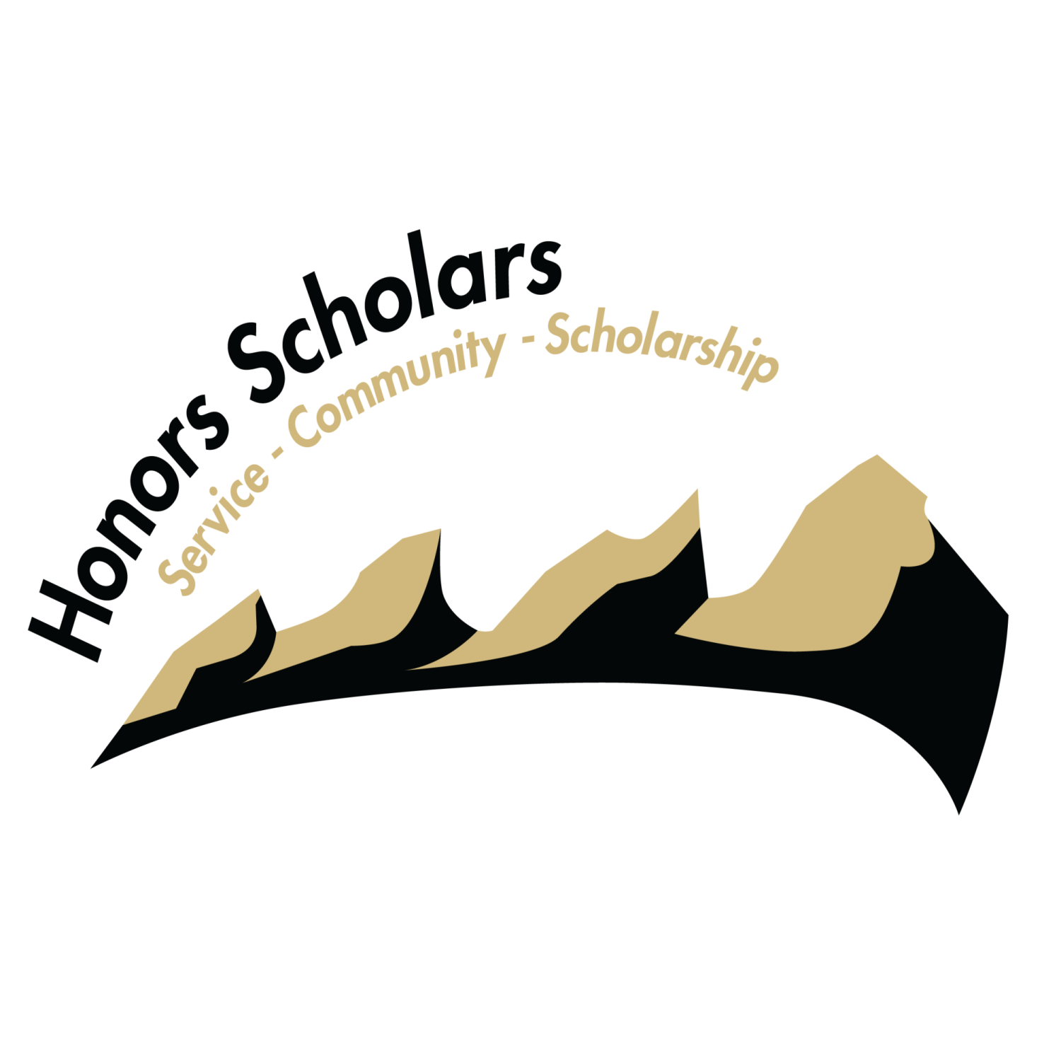 Honors Scholars seal stating, "Service, Community, Scholarship".