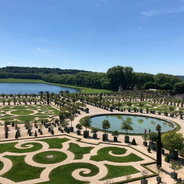 Versailles gardens in France