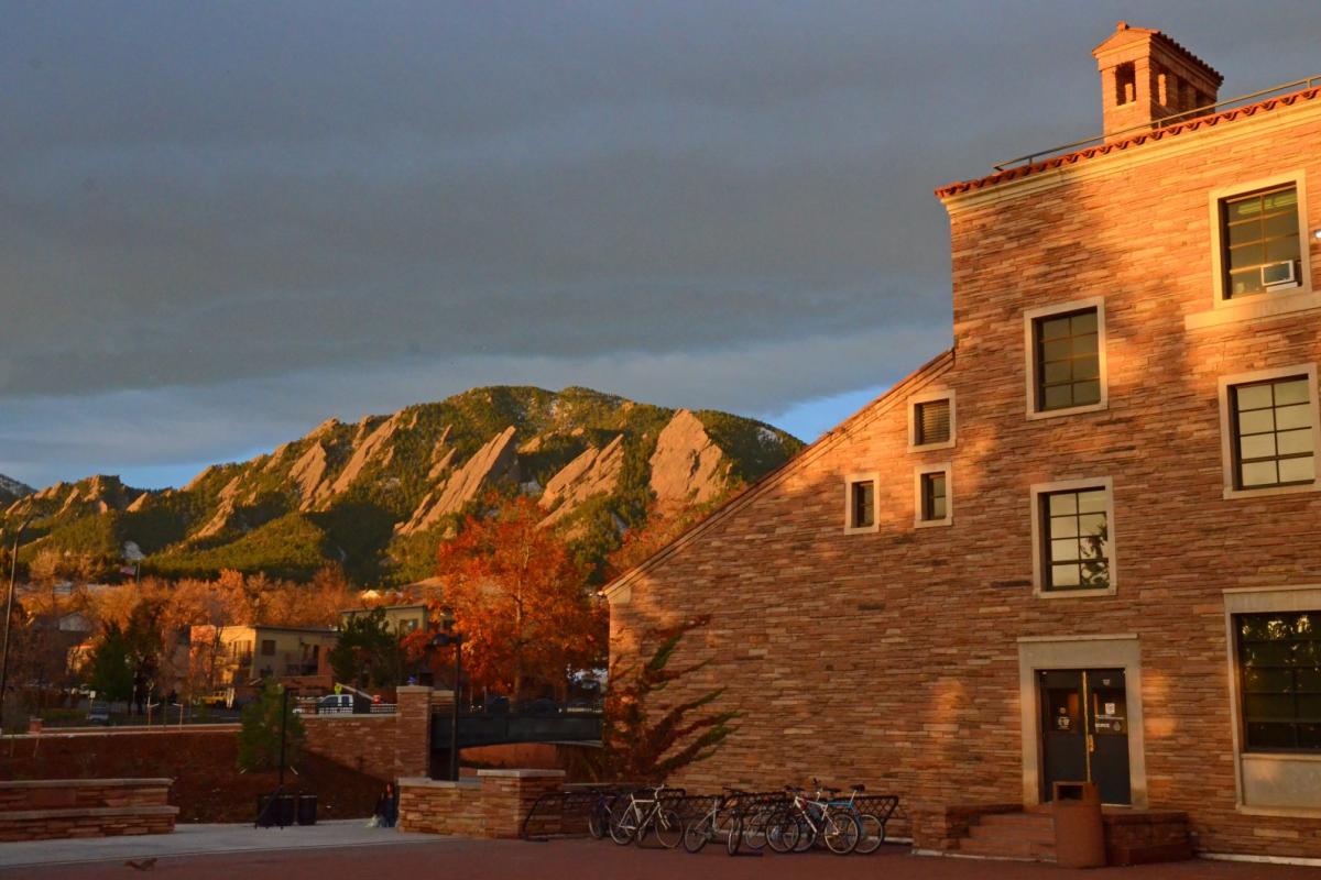 Campus with sunrise