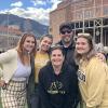 Dale and Kristen Farrand with their daughters during a visit to CU Boulder. From left, Audrey, Corynn, Kristen, Dale and Mckenna Farrand.