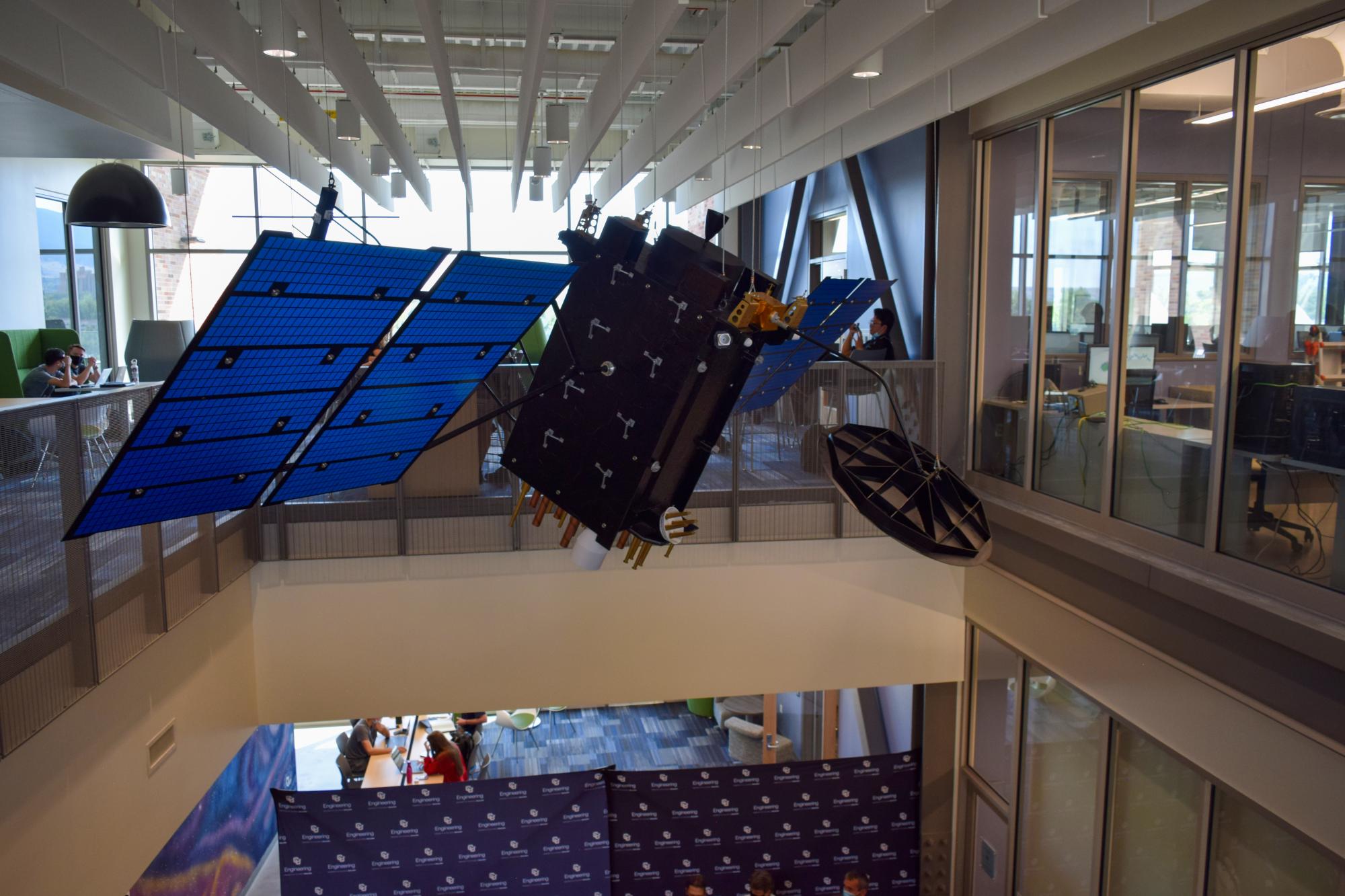 Lockheed Martin satellite mockup dedicated in Aerospace Building | Ann ...