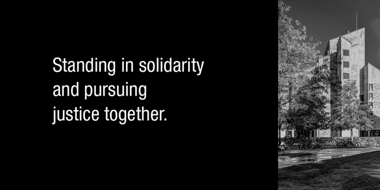 Standing in solidarity and pursuing justice together