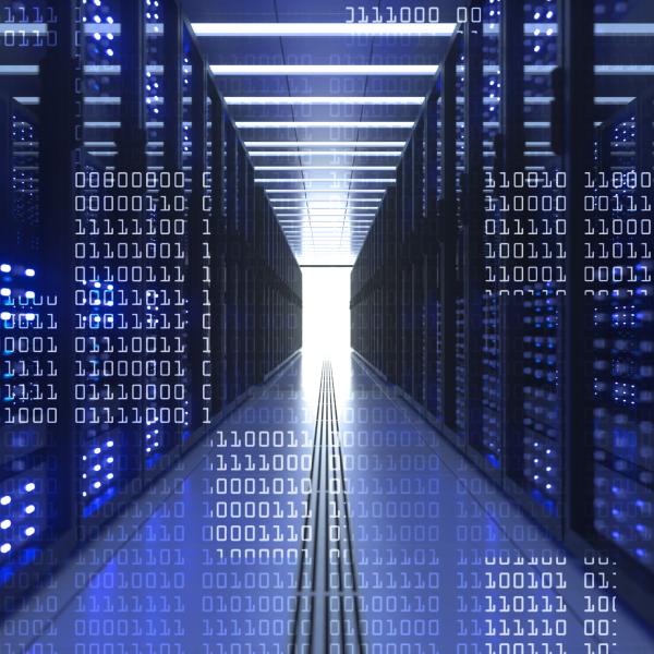 Rack of servers.