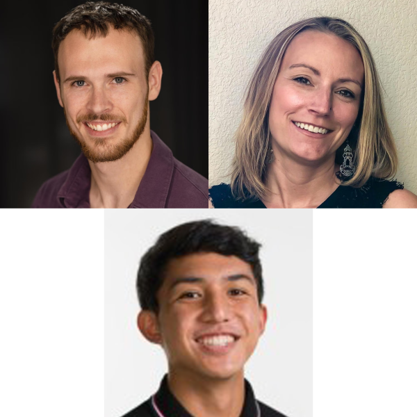 The three staff members.