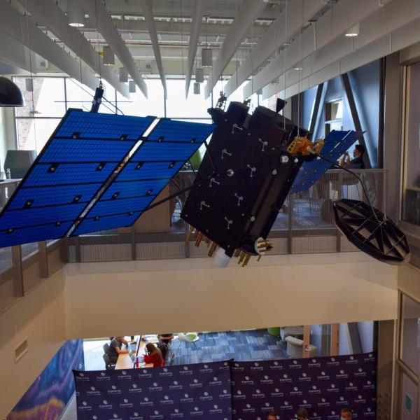 The GPS IIIF mockup.