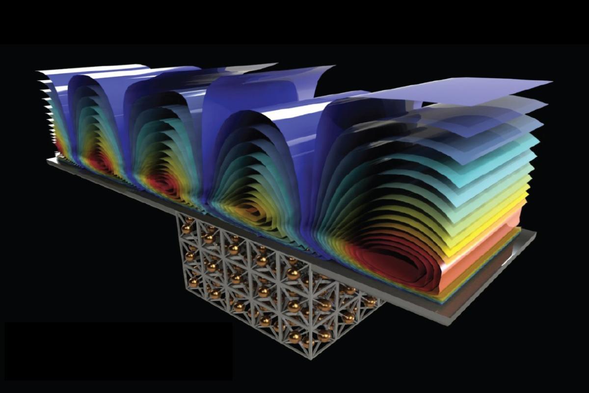 Rendering of a phononic subsurface.
