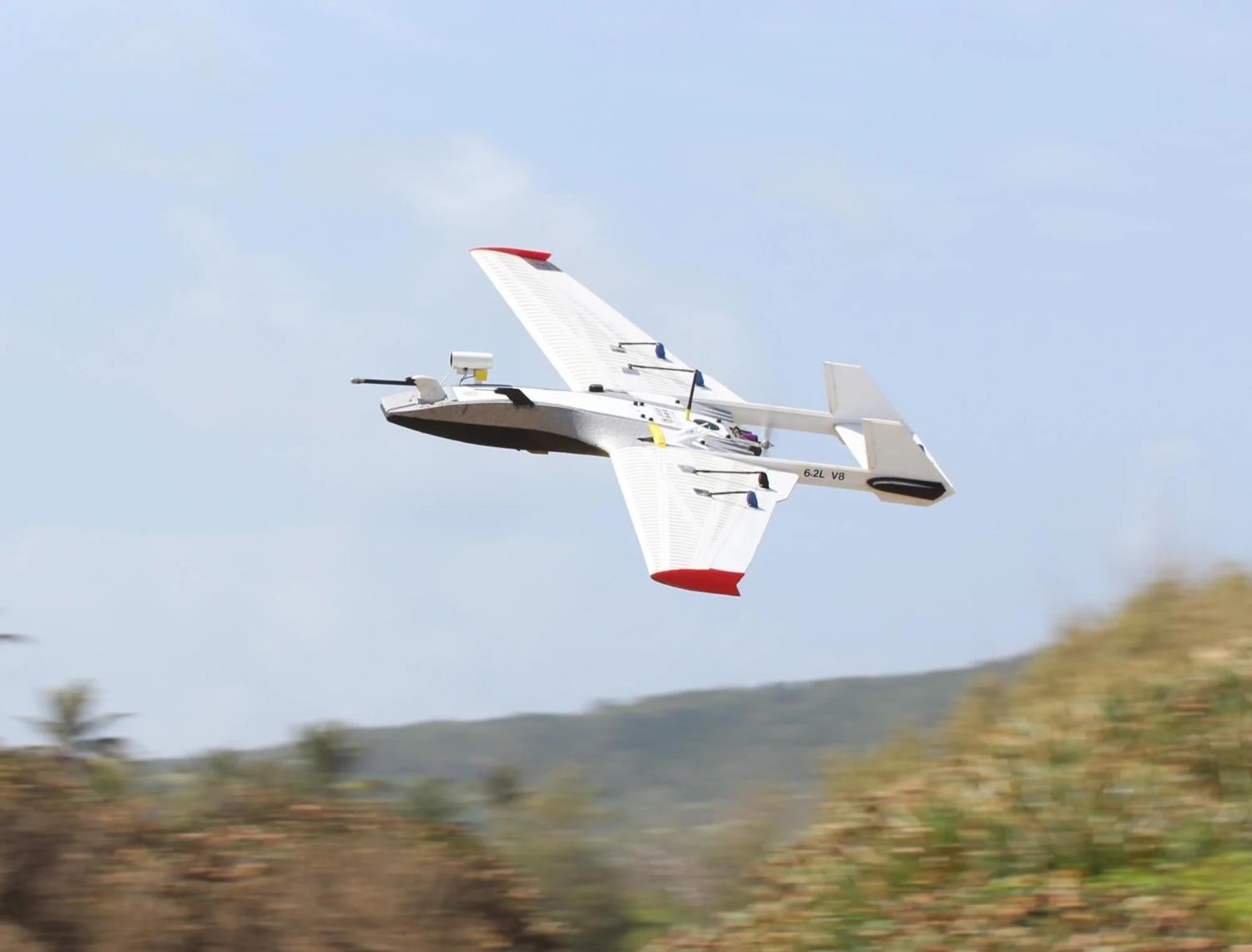 RAAVEN in flight.