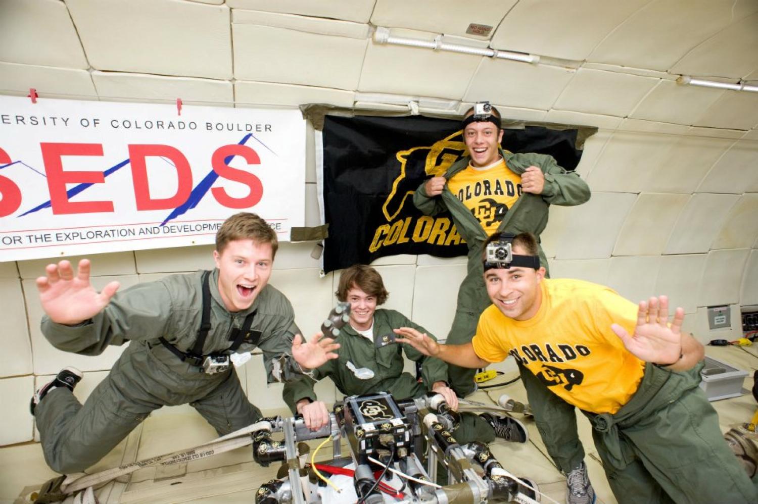 Students in Micro Gravity