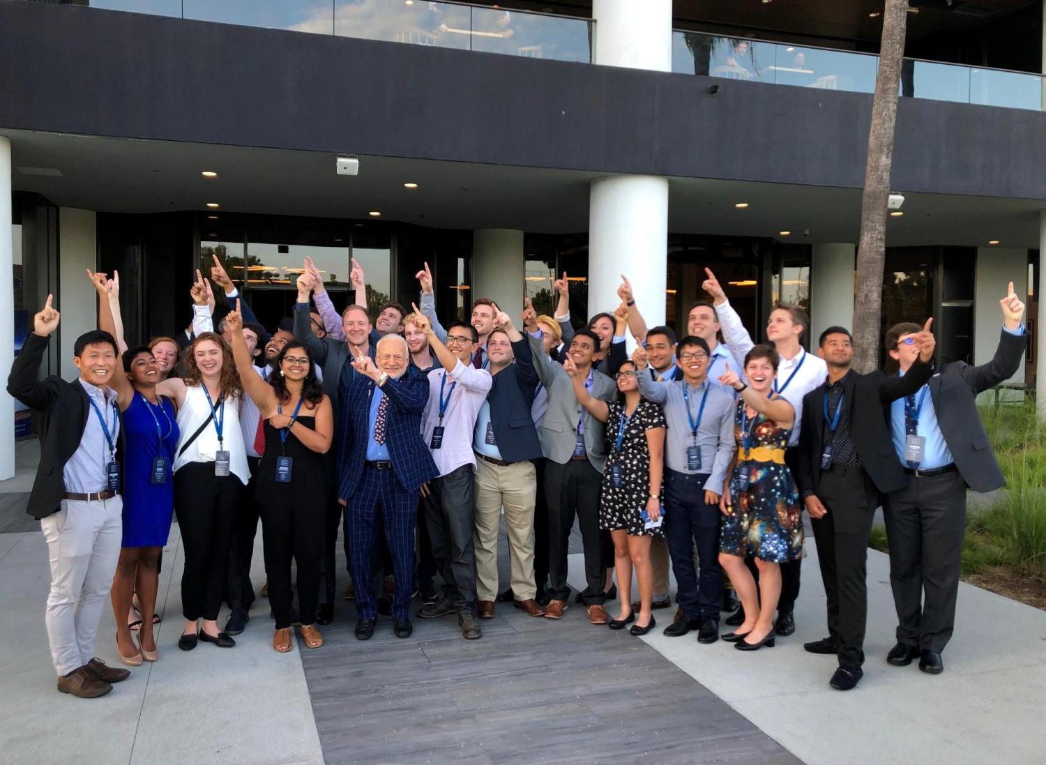 Isakowitz Fellows with Buzz Aldrin