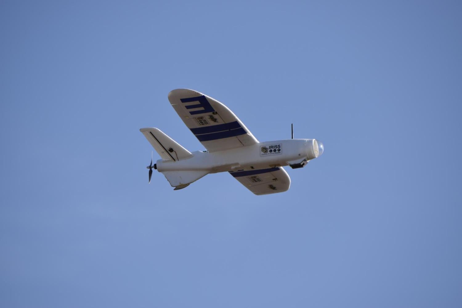 A UAV mid-flight.