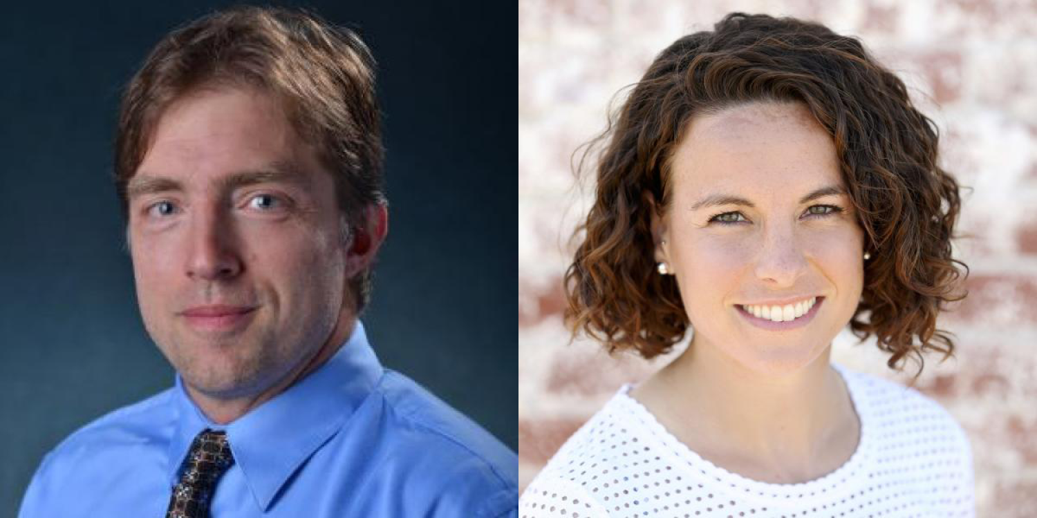 Dennis Akos and Allie Anderson