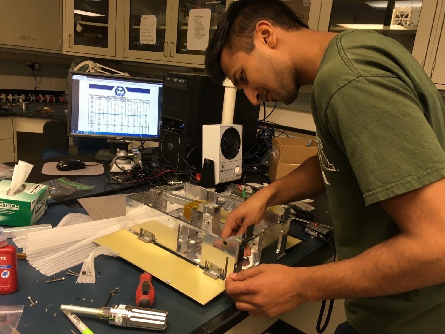 Assembling the prototype.