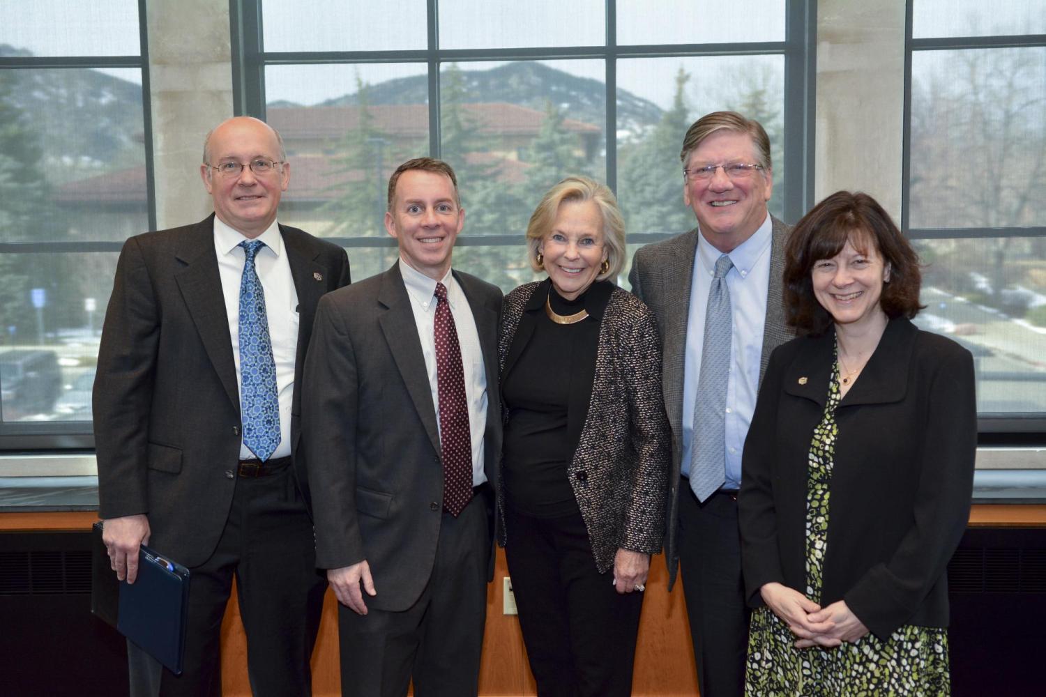 Ann and Michael Smead with Bobby Braun, Dan Scheeres, and Penina Axelrad