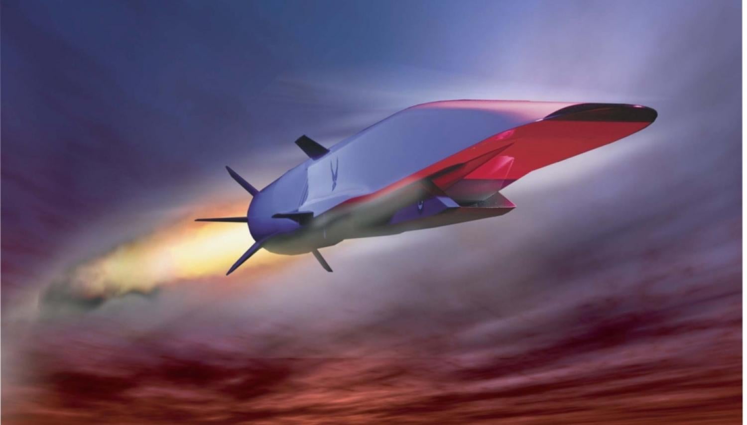 Hypersonic vehicle rendering