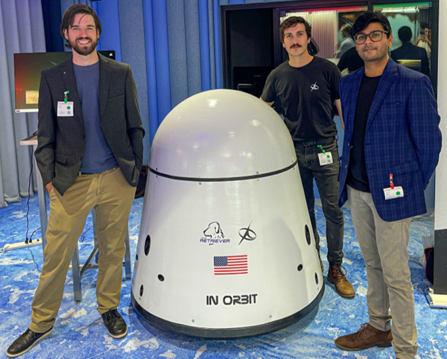 The In Orbit's co-founding team.