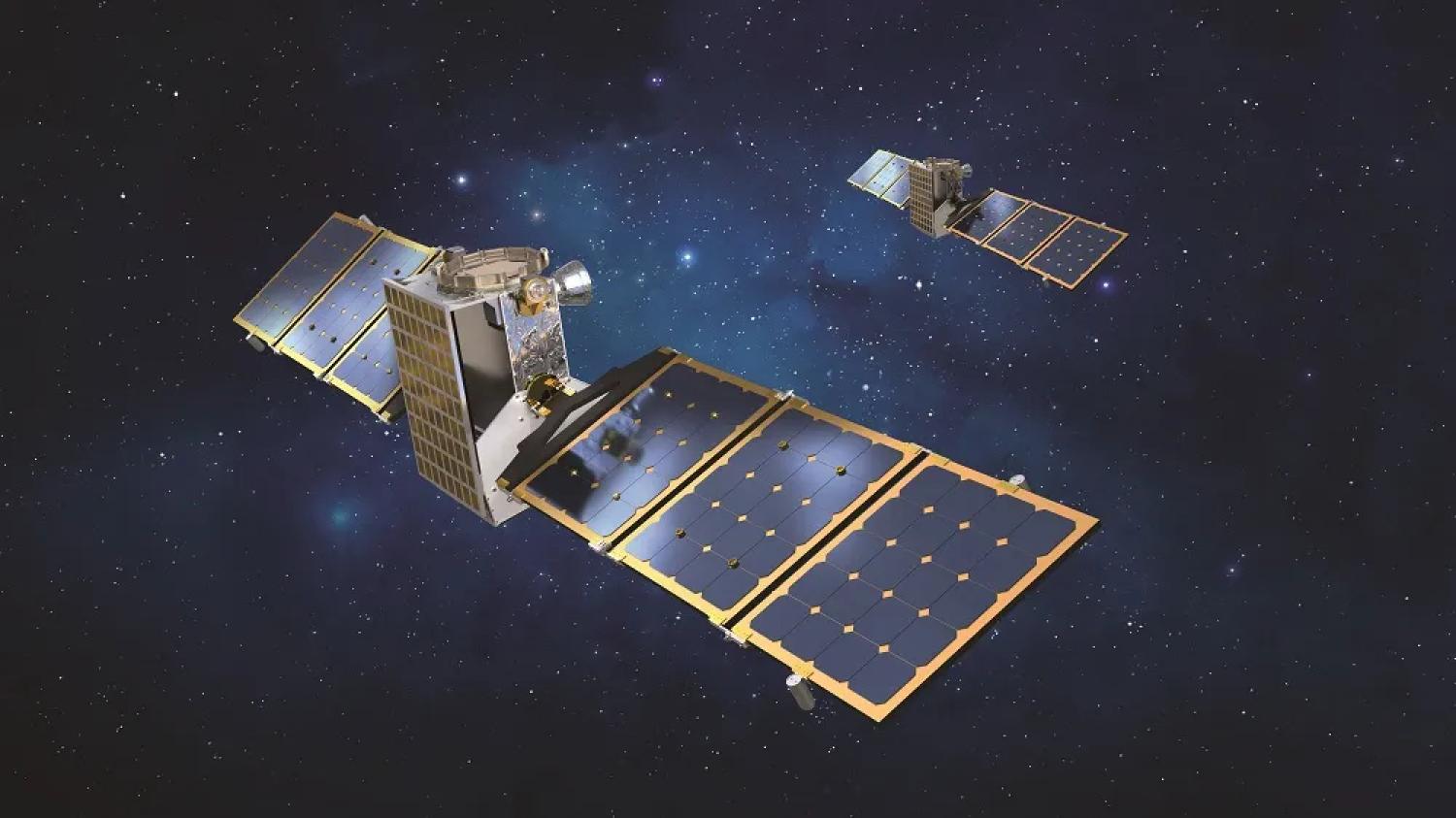 Illustration of the Janus Spacecraft