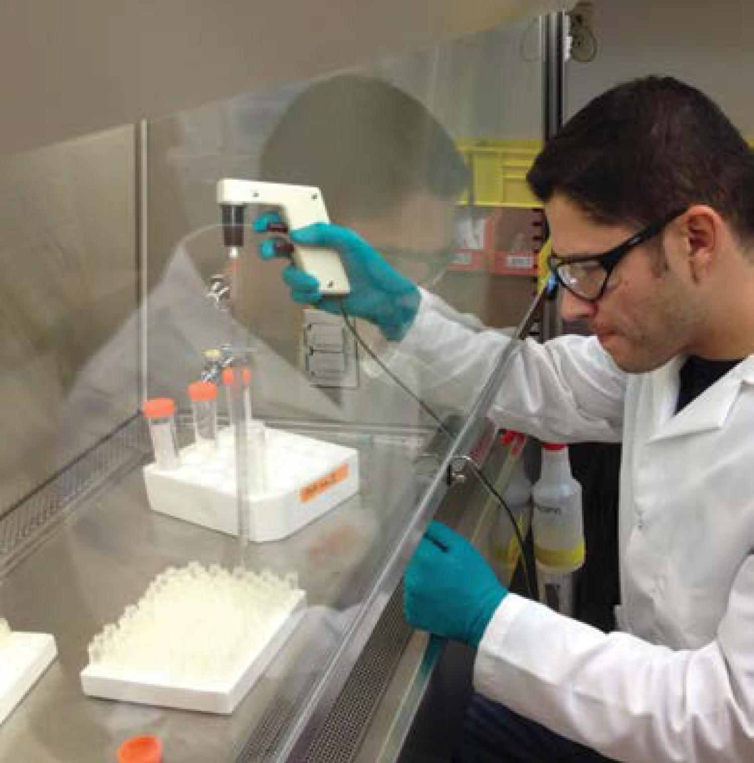 Luis Zea at work