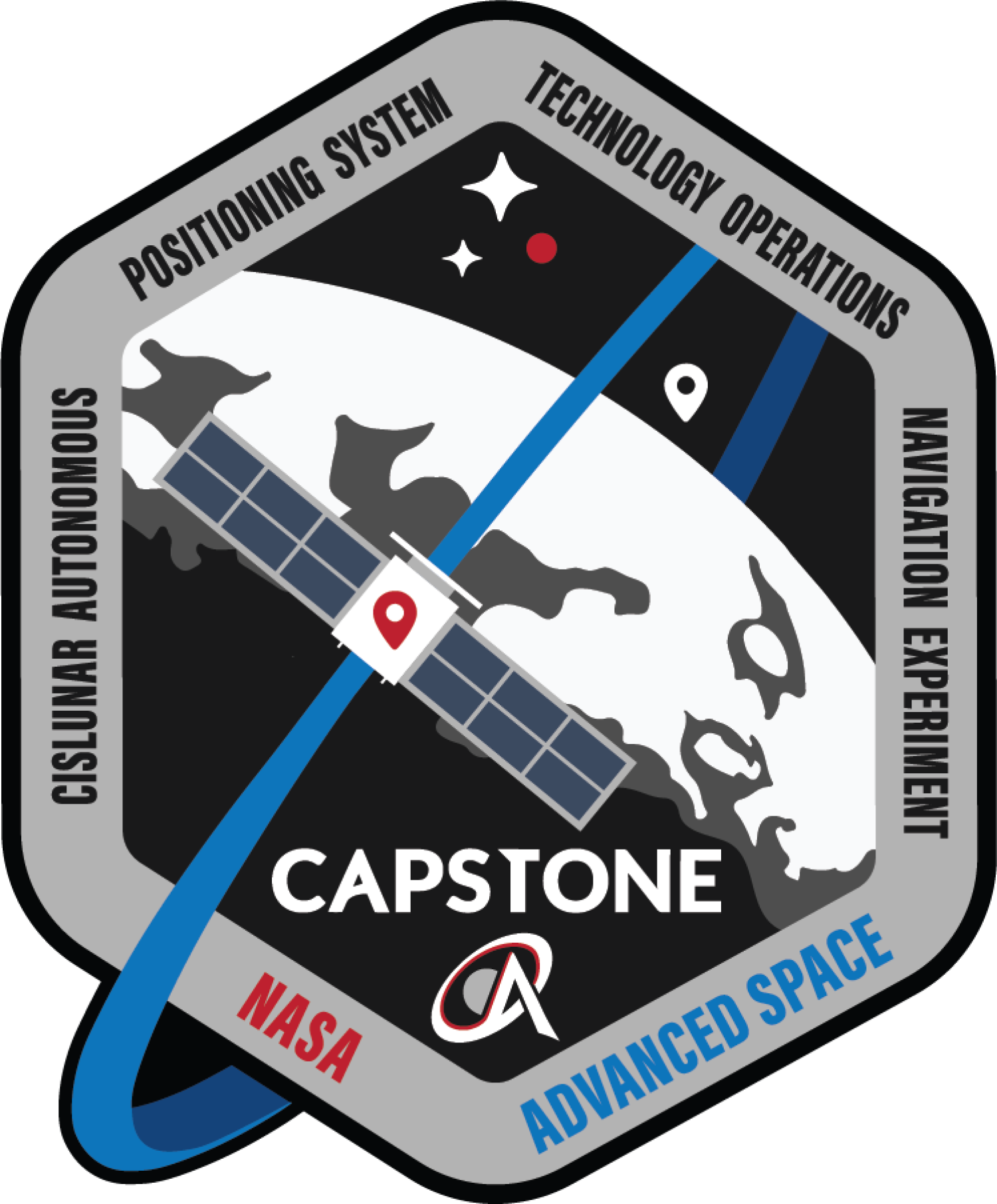 The CAPSTONE mission patch.