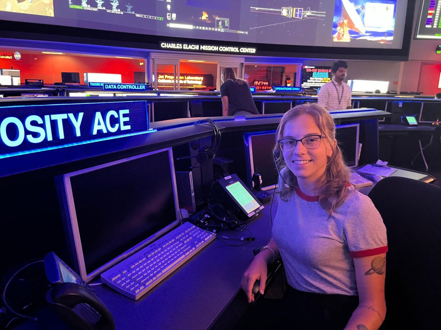 Sasha at JPL.