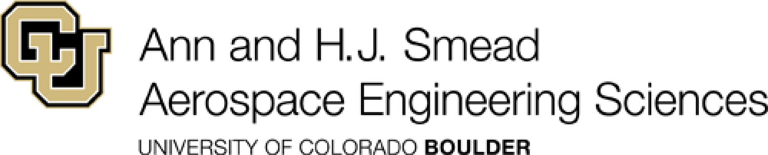 Ann and H.J. Smead Aerospace Engineering Sciences logo with black text.