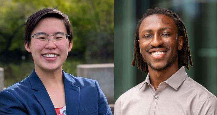 Smead Scholars Madison Lin and Hasani Spann