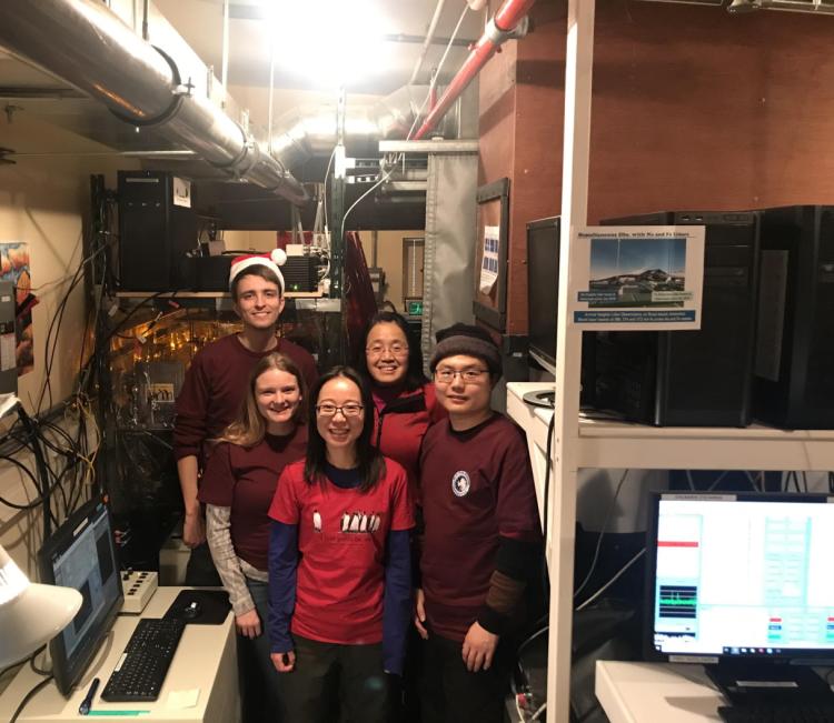 LIDAR team in the lab.