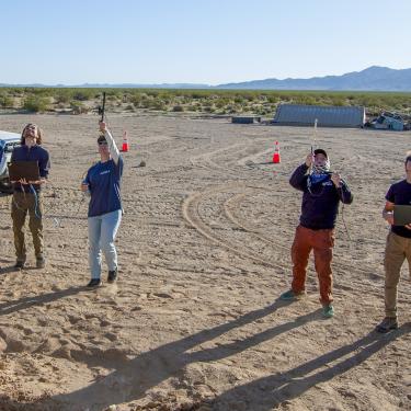 Avionics teams tracking the rocket during ascent
