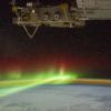 An aurora seen from the International Space Station.