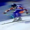 Abramowski's gold medal downhill run at the 1990 World Disabled Ski Championships.