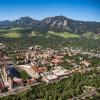 Aerial view of campus