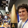 Connor Morency at the NASA Student Launch Competition in Huntsville, AL in 2019