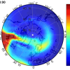 Polar tongue of ionization stretching over northern latitudes