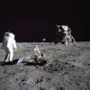 The moon landing
