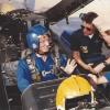 Hunter with the Blue Angels.