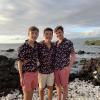 Phil, Alex, and Dom Miceli in Hawaii.