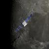 Rendering of CAPSTONE orbiting the Moon.