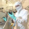 Someone working in a clean room