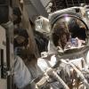 An astronaut on a spacewalk.