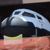 A mockup of the Dreamchaser at the construction site.