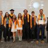 A group of honorees.