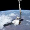 SpaceX Capsule in space.