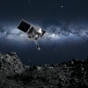 Artist's depiction of the OSIRIS-REx spacecraft.