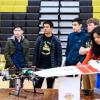 Eric Frew speaking with students at Battle Nountain High School. Photo by the Eagle County School District.