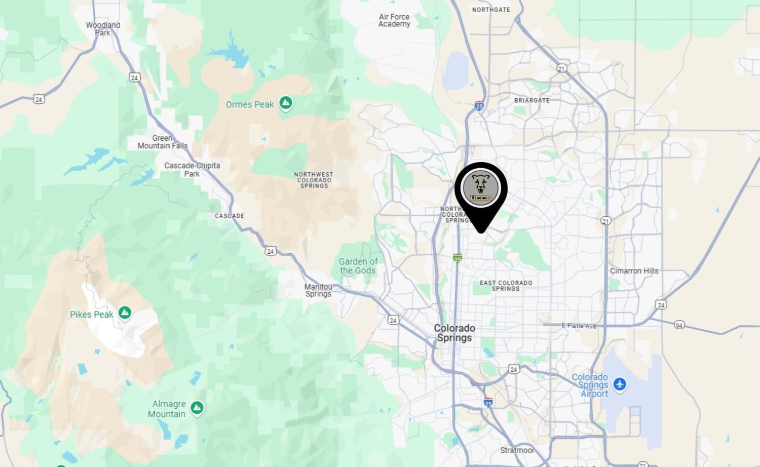 UCCS Map CAO 2025