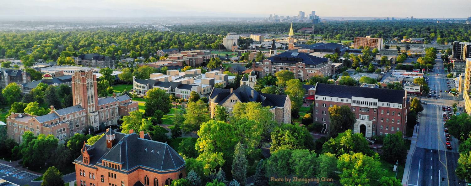 University of Denver aerial photo