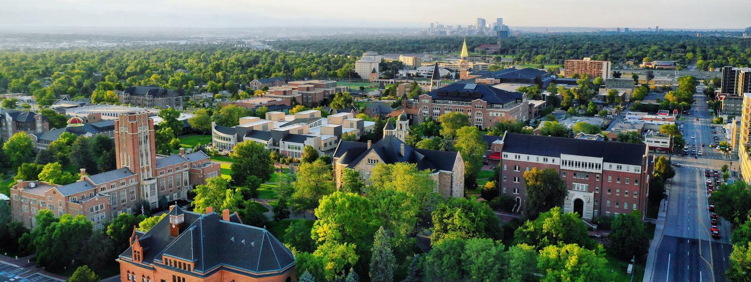 University of Denver aerial photo