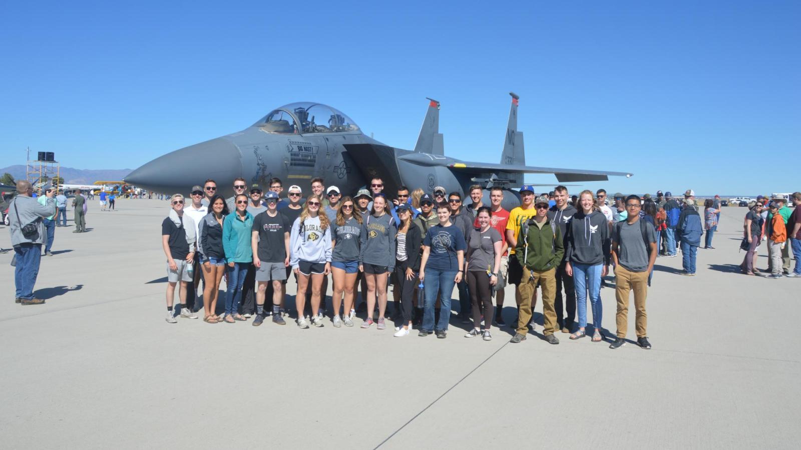 cadets at air show