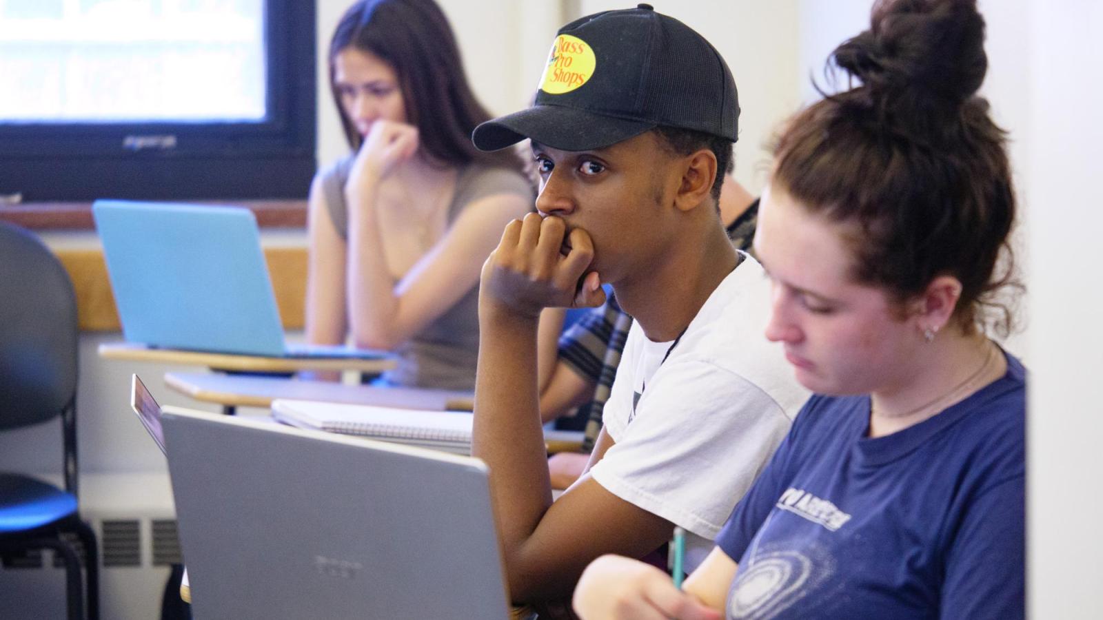 Students in a classroom