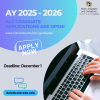 AY 2025-2026 Graduate Applications are open
